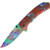 Rough Rider Tie Dye Linerlock A/O 4.5" Knife