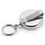 KEY-BAK Self Retracting Key Reel Chrome with Belt Clip