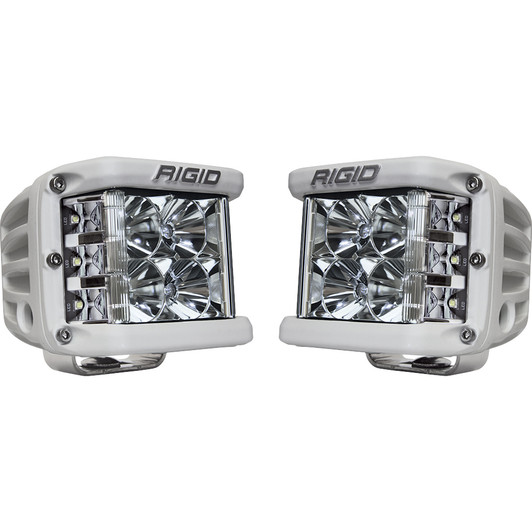 RIGID D-SS PRO Flood LED Surface Mount Pair White