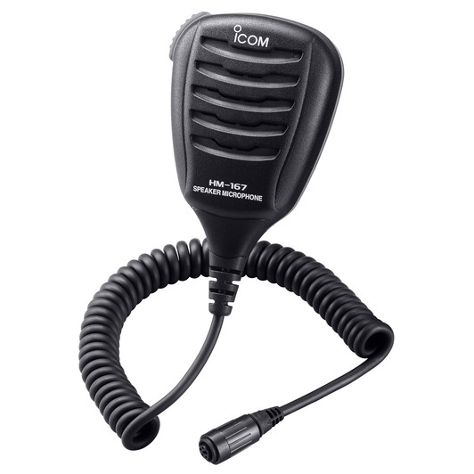 Icom HM-167 Waterproof Speaker Mic for M72 & M73