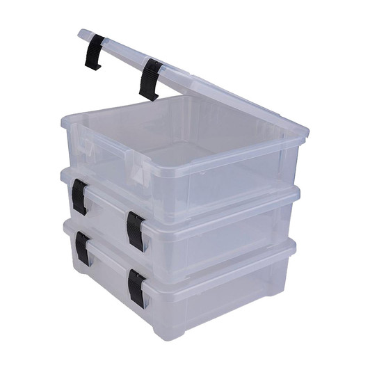 Plano ProLatch Stowaway Utility Box, 3-Pack Bundle