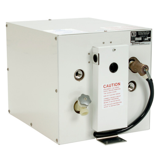 Whale Seaward 6-Gal White Epoxy Rear-Exchange Heater