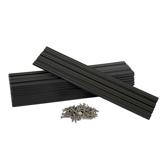 Caliber Marine Slides 3x15 Inch Black, 10-Pack