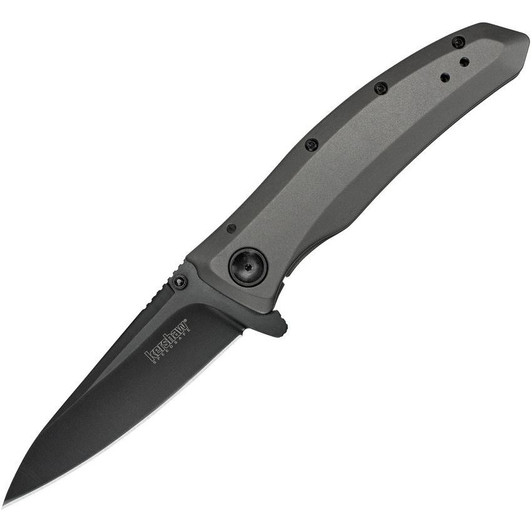 Kershaw Grid 3.7 in Black Oxide Assisted Folding Knife