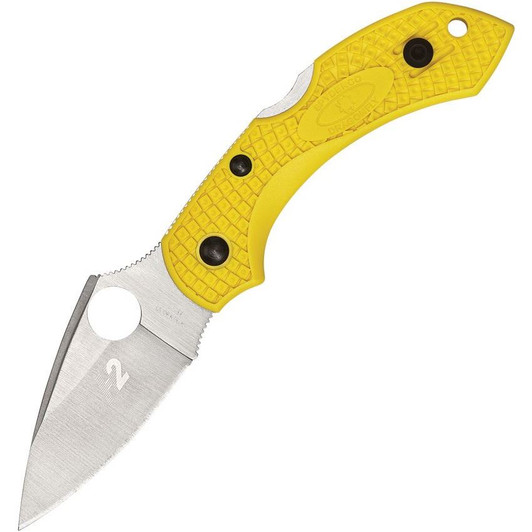Spyderco Dragonfly 2 Salt 2.28 in Yellow Lockback Knife