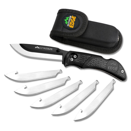 Outdoor Edge Razor-Lite Black Replaceable Blade Knife