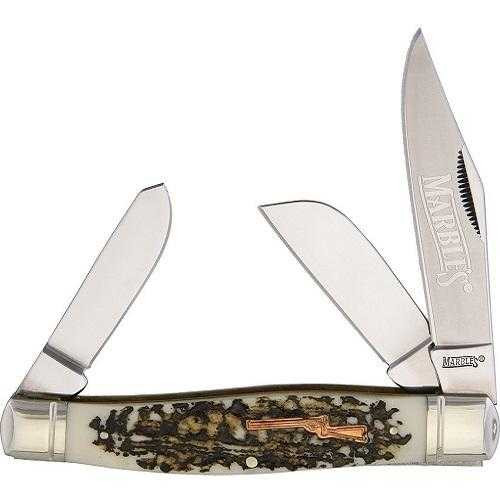 Marbles 415 Large Stockman Imitation Stag Knife