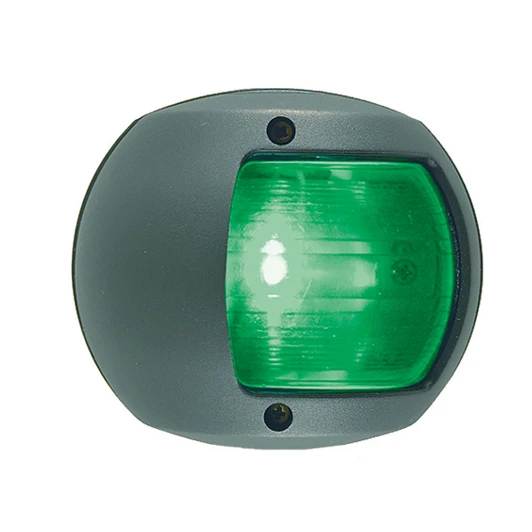 Perko Black 12V Green European LED Side Light