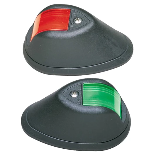 Perko Black 12V Vertical Mount Side Light Pair