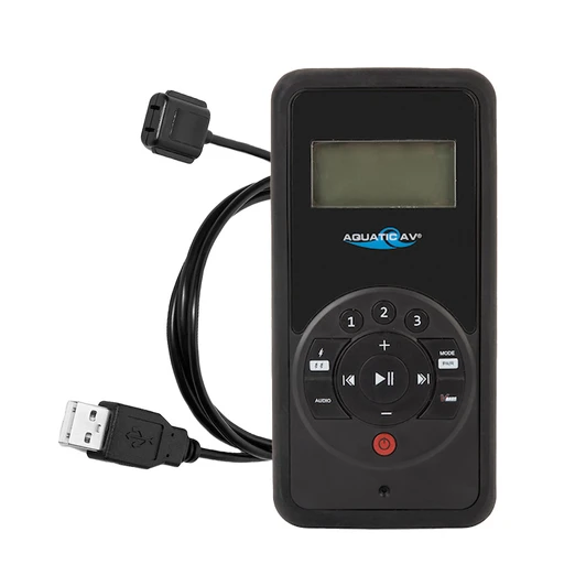 Aquatic AV RF6 Wireless Remote with Charging Cable