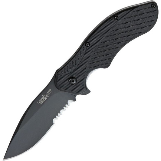 Kershaw Clash 3.1 in Black Serrated Assisted Knife