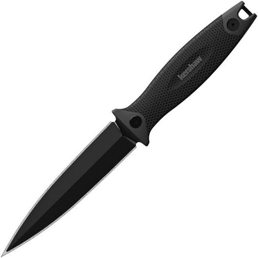 Kershaw Secret Agent 4.4 in Black Fixed Blade Knife