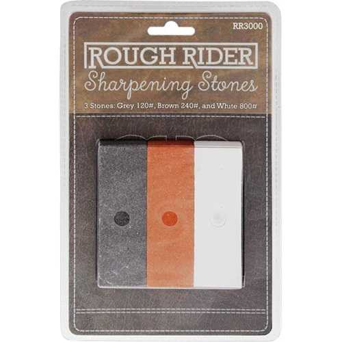 Rough Ryder Sharpening 3pc Stone Set