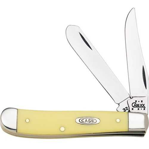 Case 029 Yellow Synthetic Mini Trapper Knife