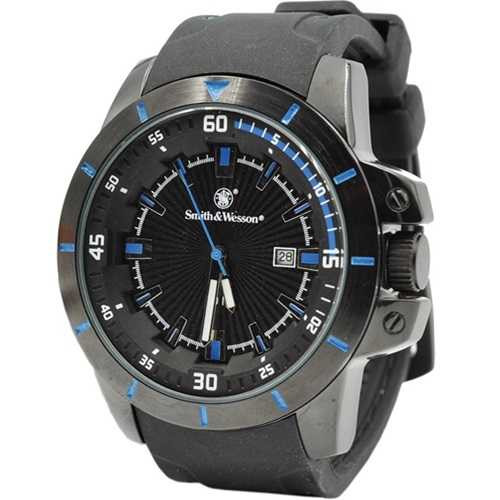 Smith & Wesson Black and Blue Trooper Watch