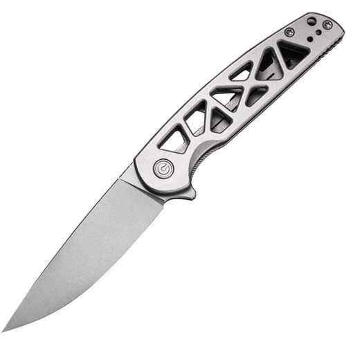 Civivi Perf Framelock Knife Nitro V Steel Gray