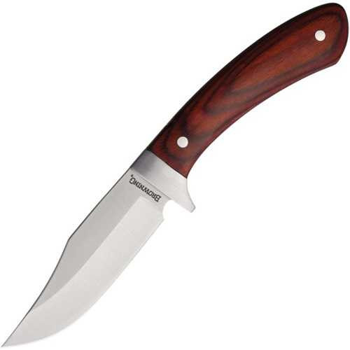 Browning Fixed Blade Wood 7.5" Clip Point Knife