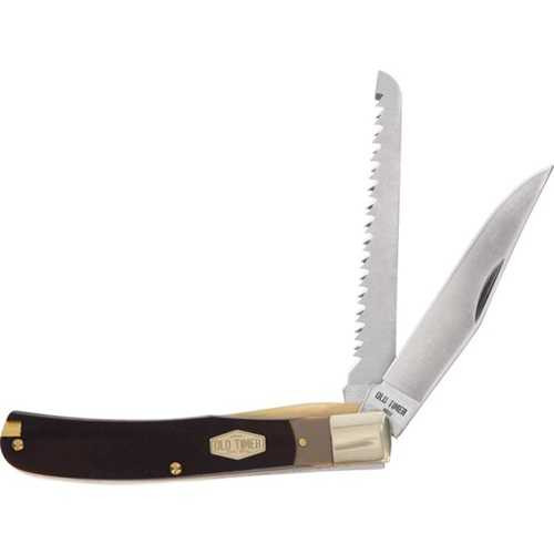 Schrade Old Timer Buzz Saw Trapper Folding Knife