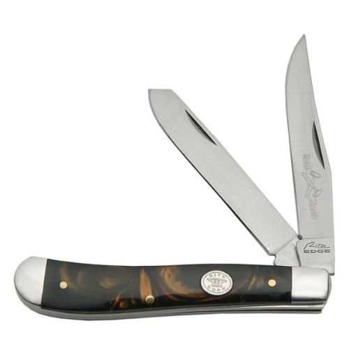 Rite Edge Black Pearl Trapper Folding Knife
