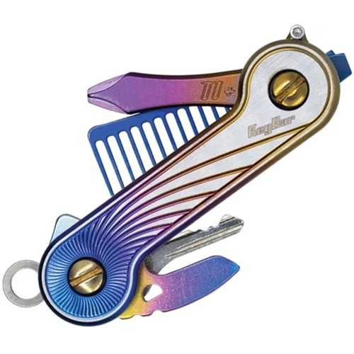 KeyBar Titanium Rad Key Organizer Spectrum Anodized