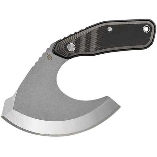 Gerber Downwind Ulu Knife Stonewash Blade G10 Handle