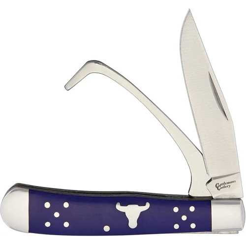 Cattlemans Cutlery Farriers Companion Blue Handle Knife