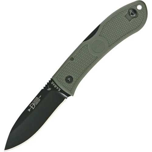 Ka-Bar Dozier Hunter Green Handle Lockback Folding Knife