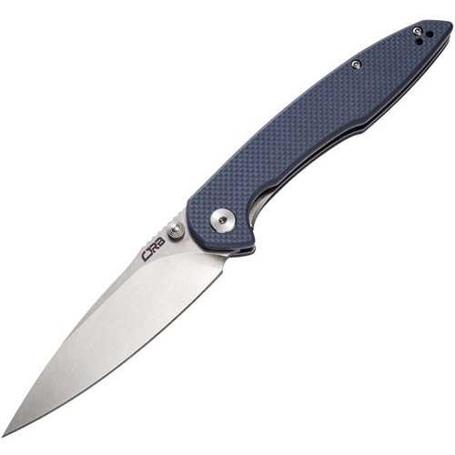 CJRB Centros Linerlock Gray G10 D2 Folding Knife