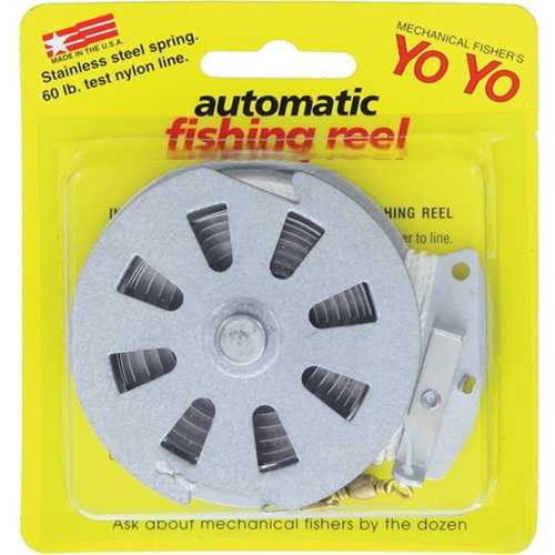 Yo-Yo Automatic Fishing Reel Stainless Steel Spring