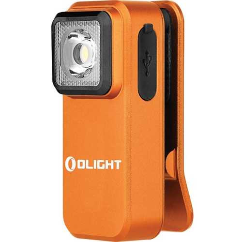 Olight Oclip Orange Rechargeable Clip Light