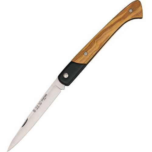 Nieto Linea Camping Olive Wood Folding Knife