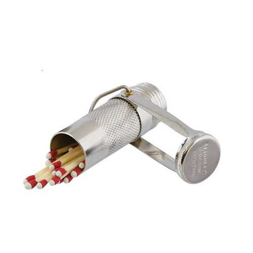 Marbles Waterproof Stainless Steel Match Safe