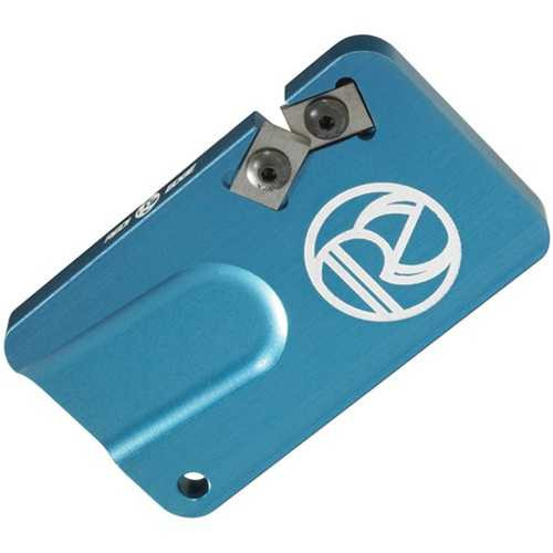 Redi Edge Blue Pocket Knife Sharpener with Sheath