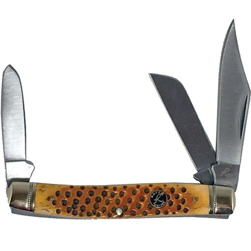 Roper Pit Viper Bone Stockman Folding Knife