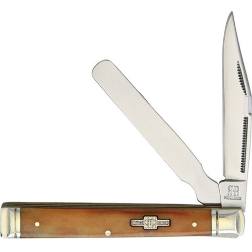 Rough Rider Smooth Tobacco Bone Doctor's Knife