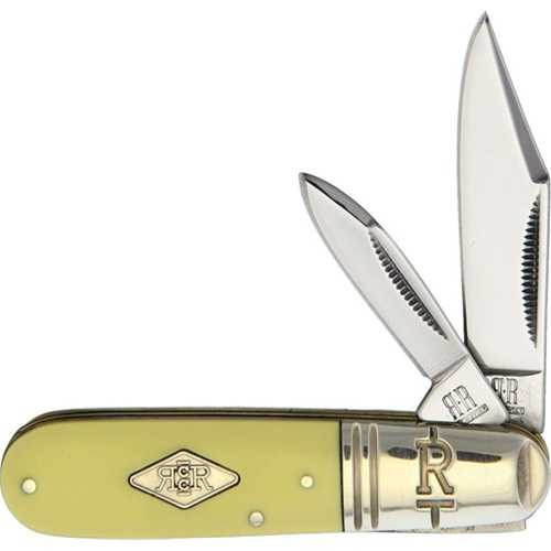 Rough Rider Classic Carbon Yellow Barlow Knife