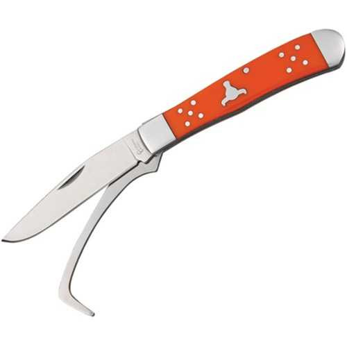 Cattleman's Cutlery Orange Delrin Farrier's Companion Knife