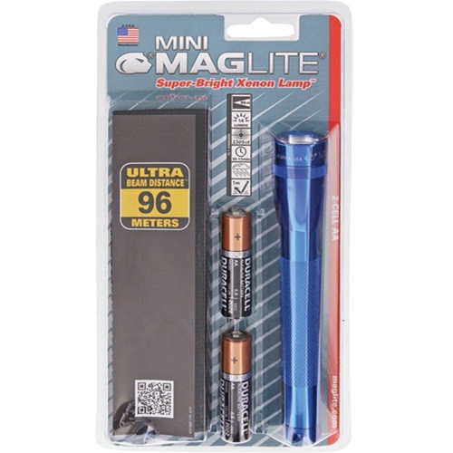 Maglite AA Mini Maglite Blue Flashlight