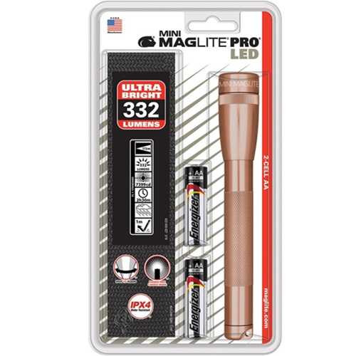 Maglite Mini LED 2AA Pro Rose Aluminum Flashlight