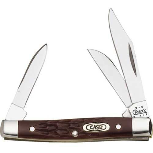 Case Small Stockman Brown Delrin Folding Knife