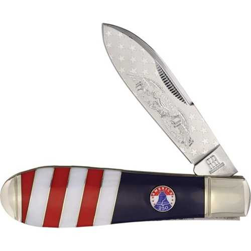 Rough Rider Teardrop USA Anniversary Folding Knife