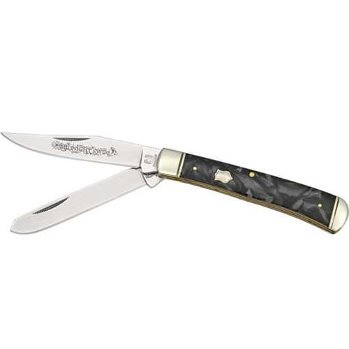 Rough Rider Midnight Swirl Trapper Folding Knife