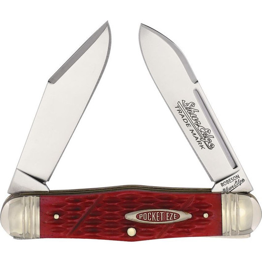 Robeson Swellcenter Moose Red Jigged Bone Pocket Knife