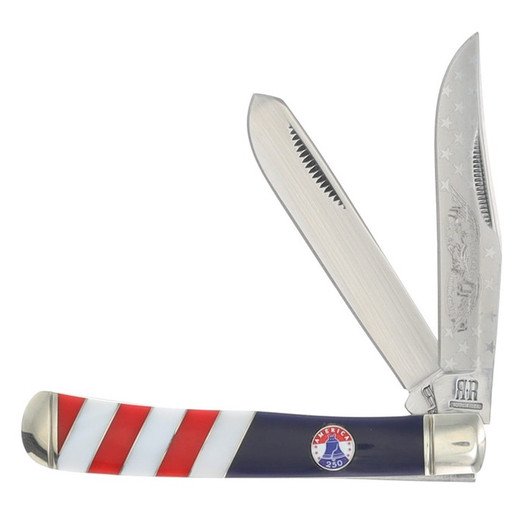 Rough Rider Trapper 250 USA Anniversary Pearl Handle Knife