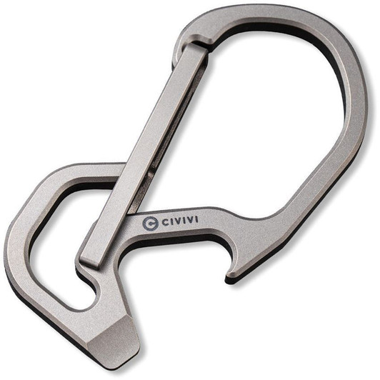 Civivi Click Gray Titanium Carabiner Multi-Tool