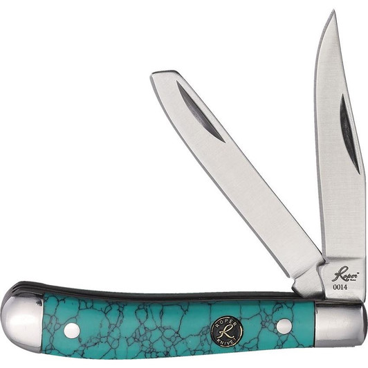Roper Peanut Green Stone Traditional Pocket Knife