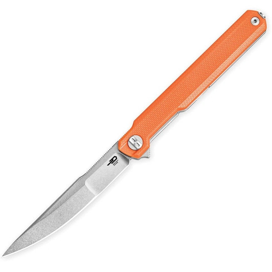 Bestech Knives Duoz Linerlock Orange G10 Folding Knife