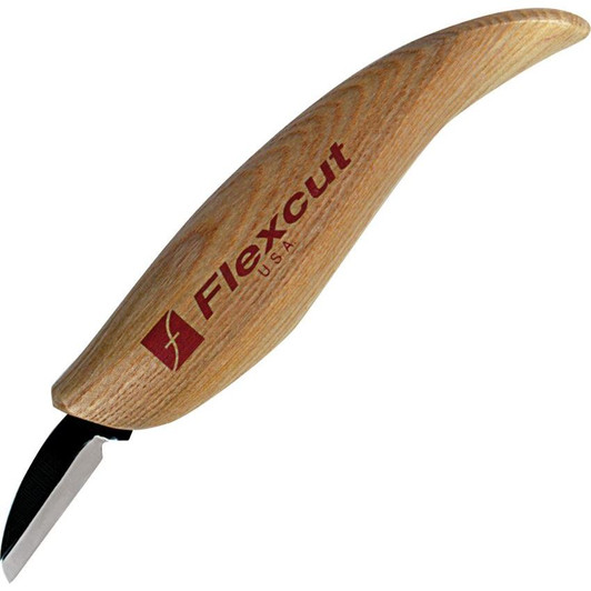 Flexcut Cutting Knife Carbon Steel Wood Handle Fixed Blade