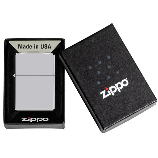 Zippo High Polish Chrome Classic Windproof Lighter