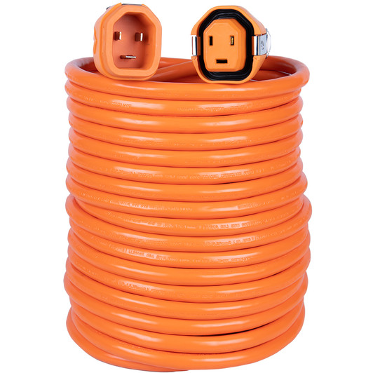 SmartPlug 30 Amp Dual Cordset 50 Foot Orange Shore Power